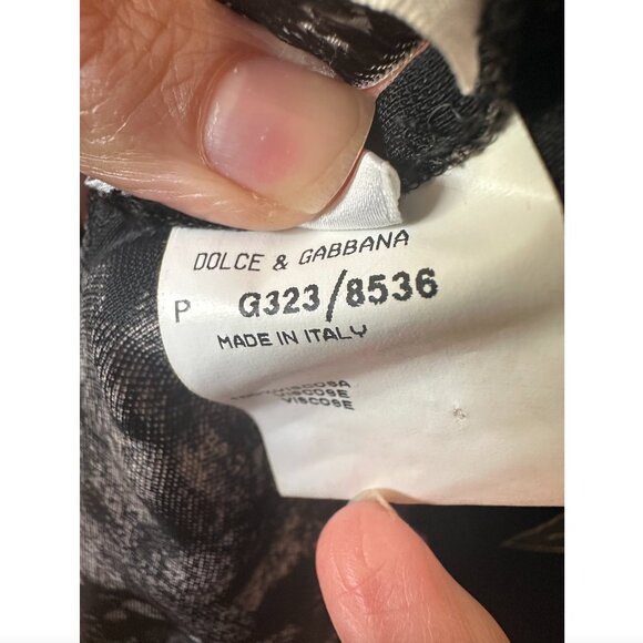 Dolce & Gabbana 1990s Floral Velvet Bustier Slip Dress IT40 - Archival G323/8536 - Picture 11 of 16